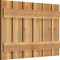 Ekena Millwork Spaced Board-n-Batten Shutters, Rough Sawn Western Red Cedar, 34 3/4W x 23H, PR RBS06S35X023RWR - alternate 4